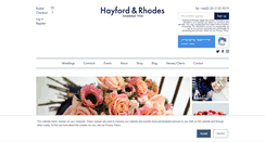 Desktop Screenshot of hayfordandrhodes.co.uk