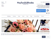 Tablet Screenshot of hayfordandrhodes.co.uk